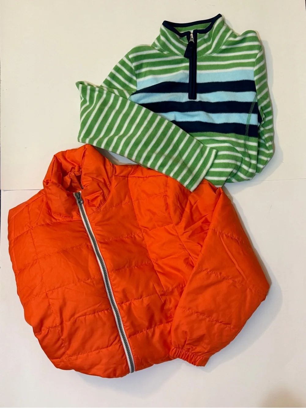 Lot of 2 Old Navy Winter Wear Jacket and Zip Pullover Girls